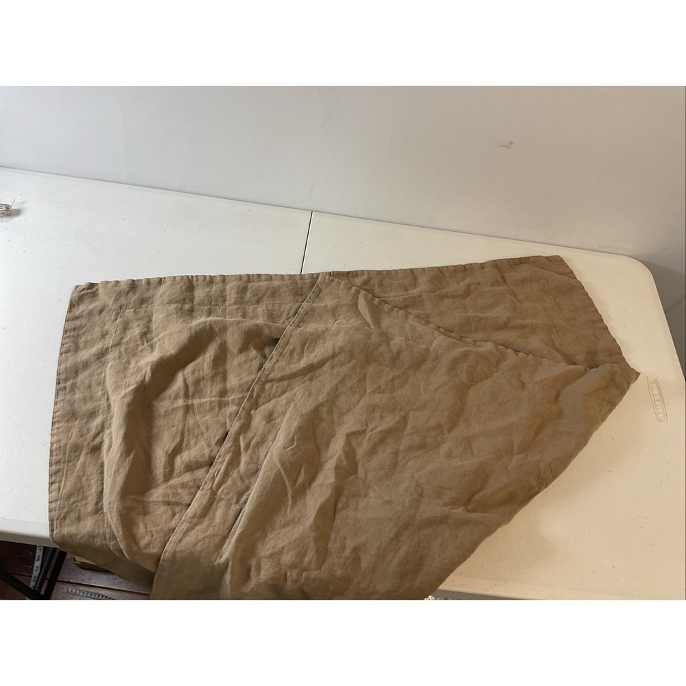 Bella Notte Linens Euro Pillow Sham Brown Mother of Pearl Plain Edge Made in USA